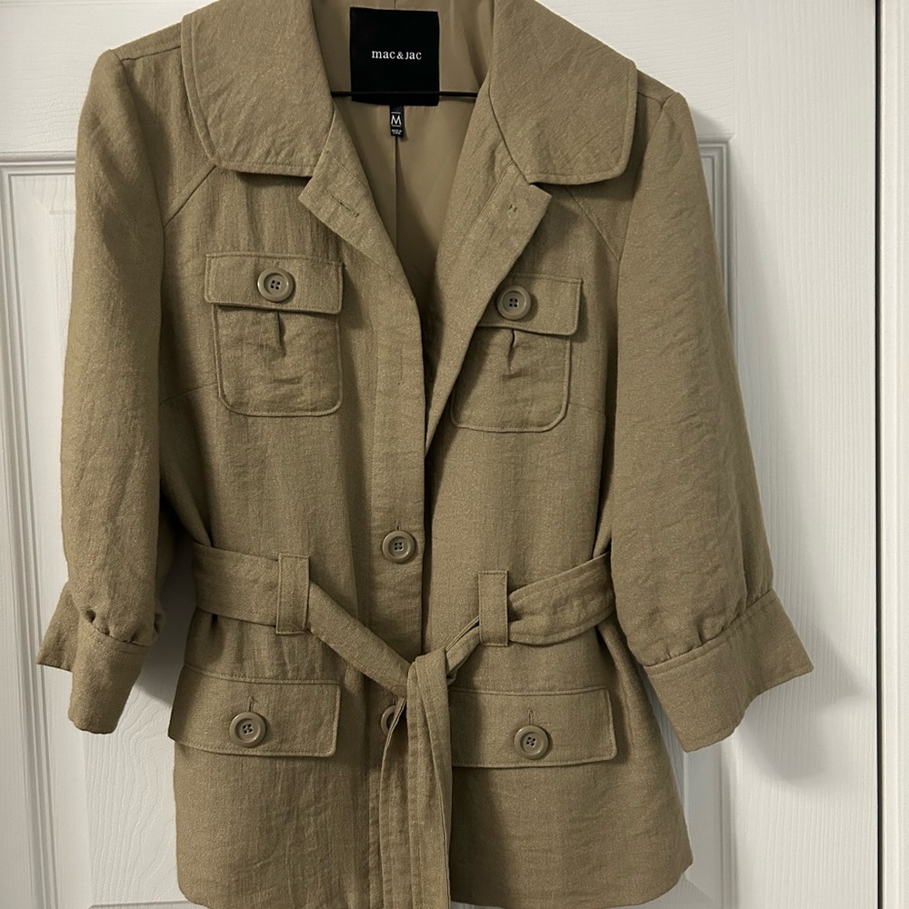 Mac & Jac Women's Olive Blazer.